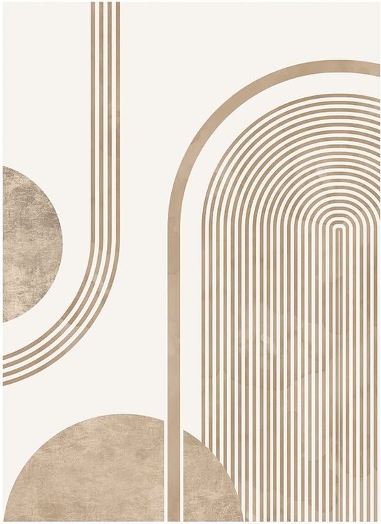 art deco arcs gold